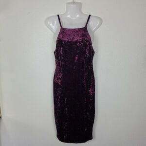 Forever21 velvet bodycon dress size S
